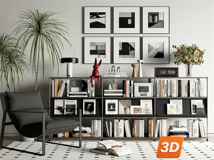 Bookcase Skp Files